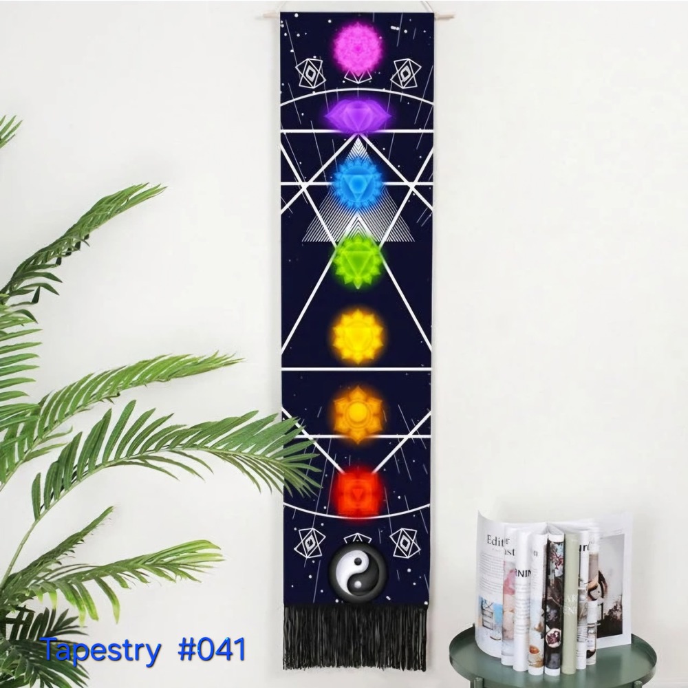 Chakra Tapestry Wall‎ Hanging Meditation Decor Art Spiritual Yoga Room Decor